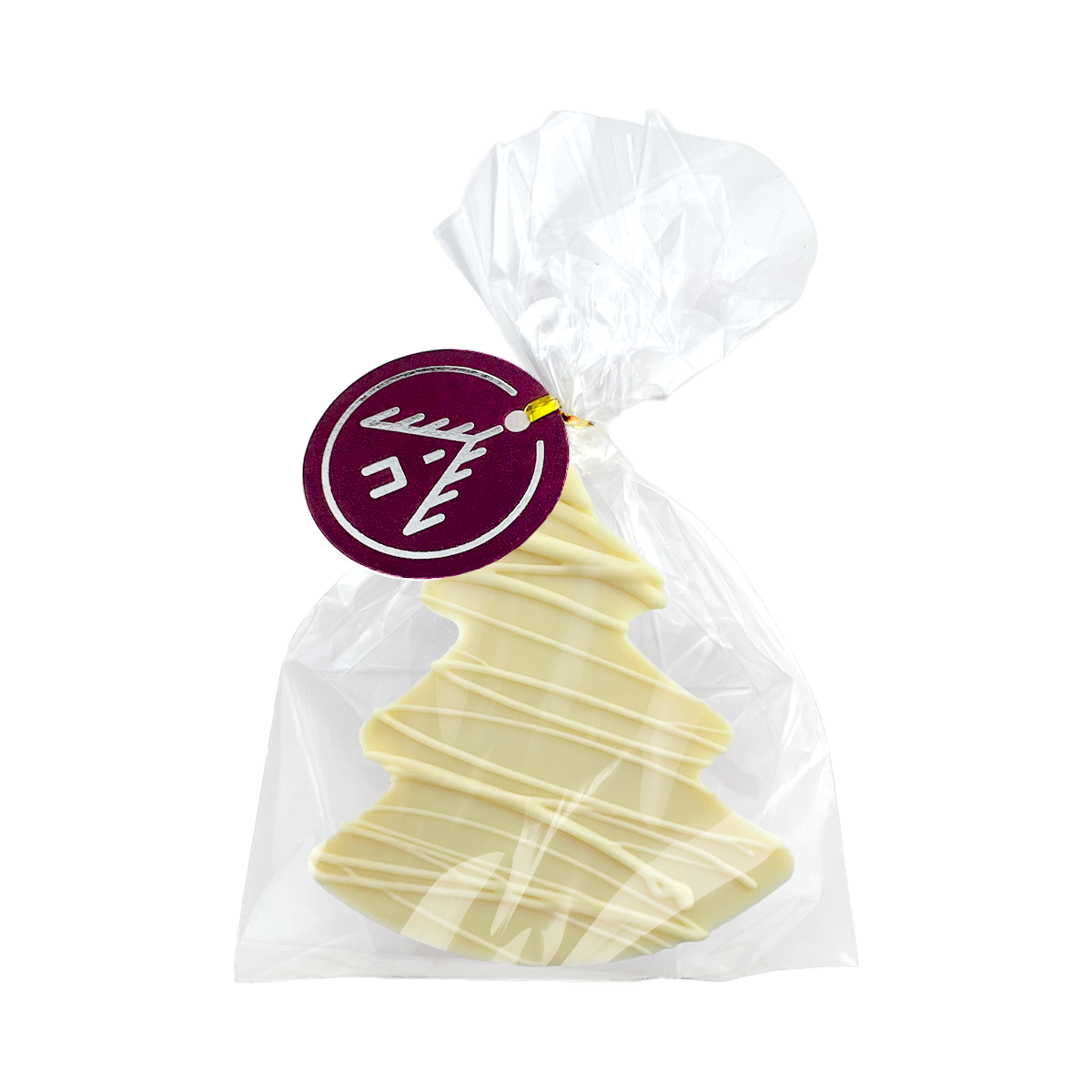 Choinka z białej czekolady (25g) - obrazek 2