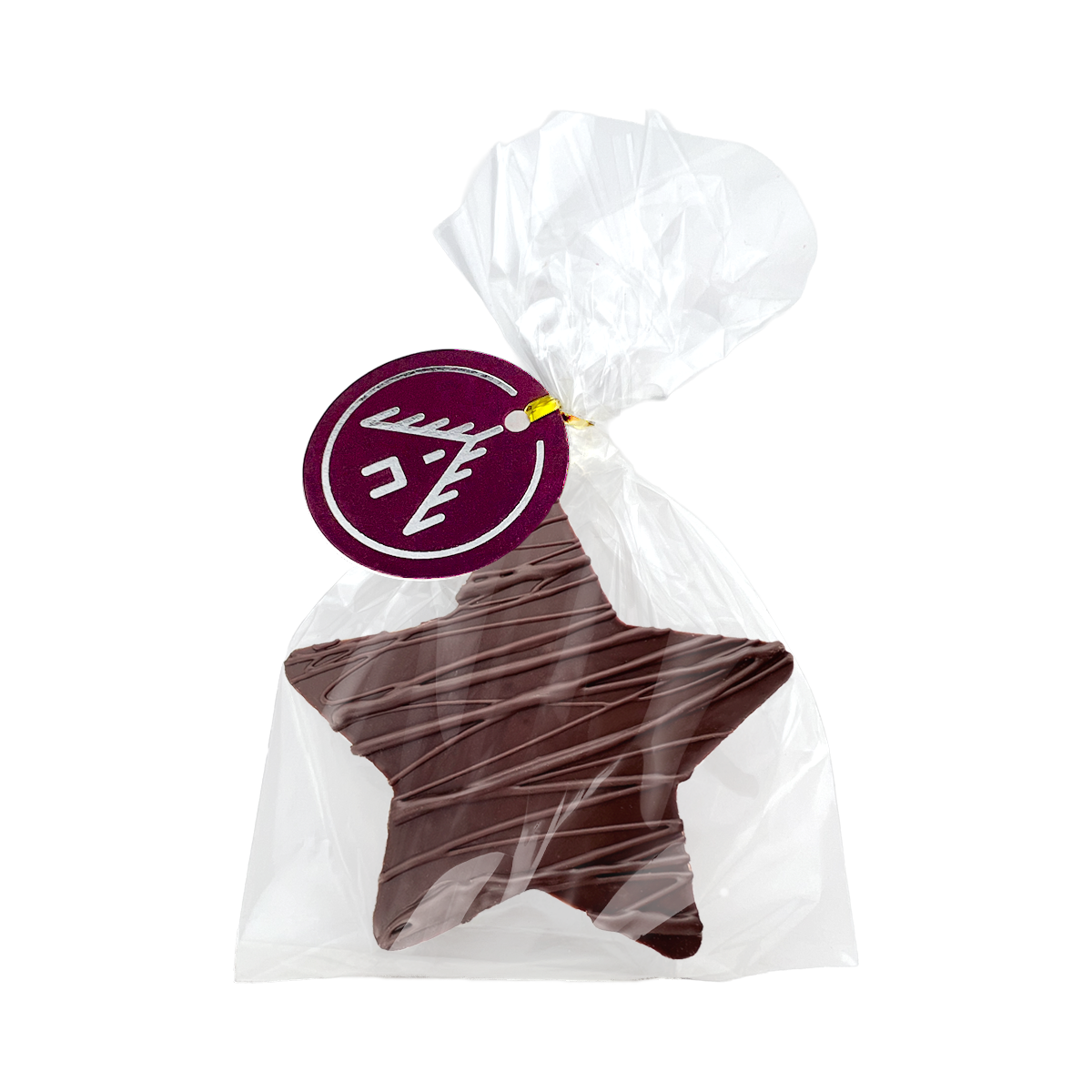 Gwiazdka z deserowej czekolady (25g) - obrazek 2