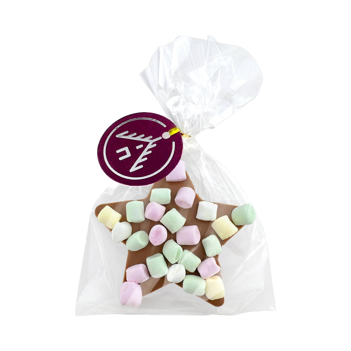 Gwiazdka z mlecznej czekolady z piankami (25g) - obrazek 2